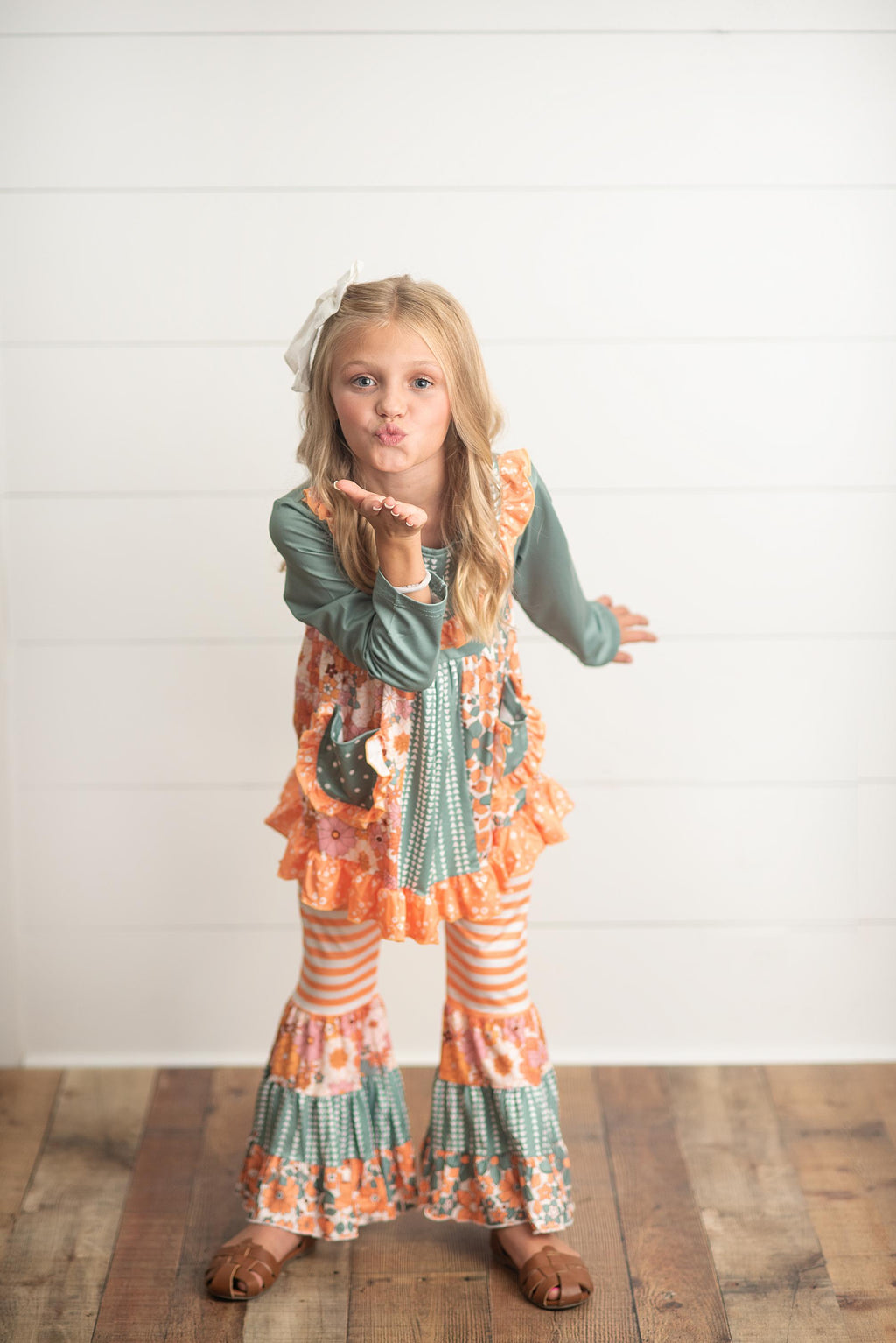 Sage Bell Bottom Set