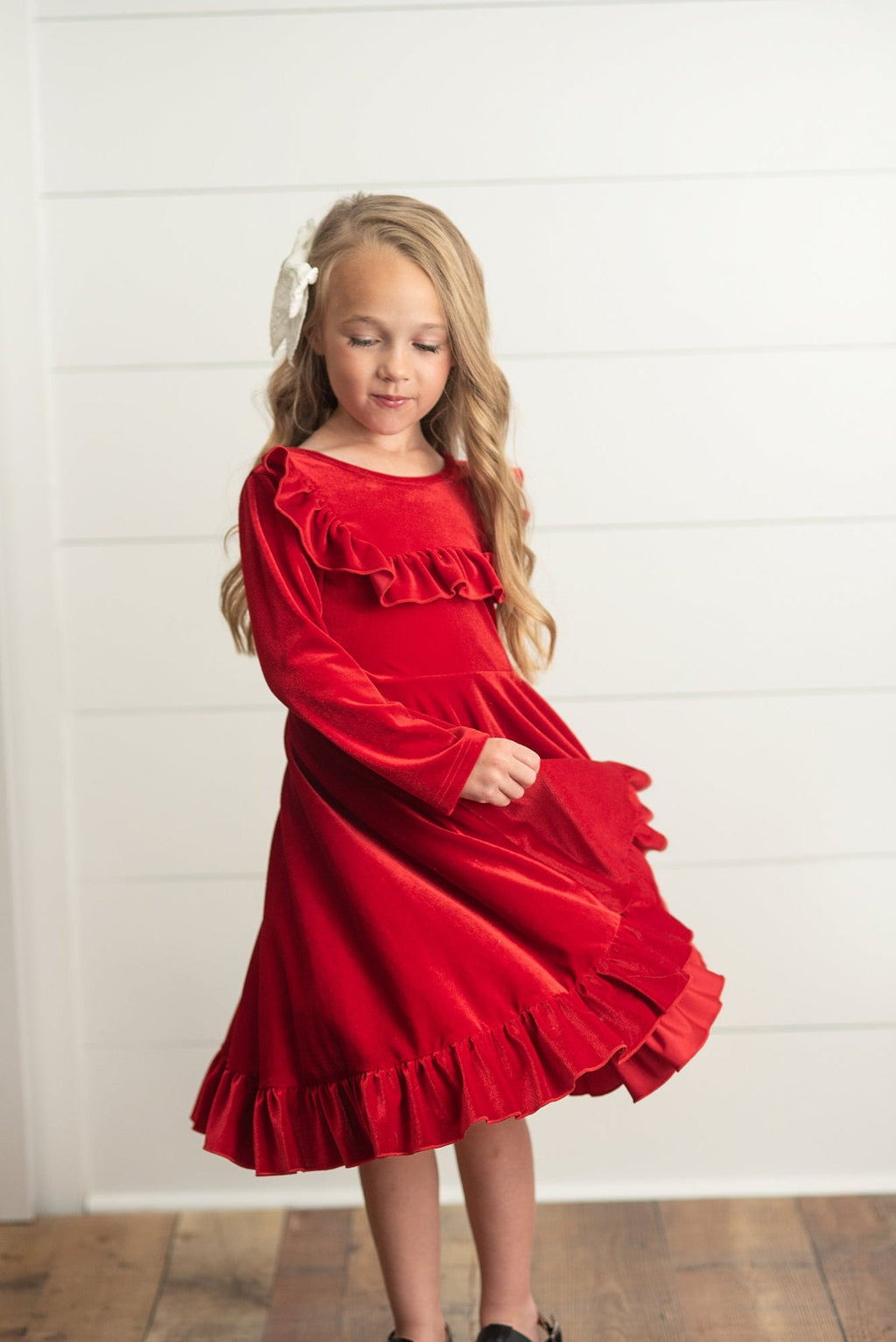 Red Velvet Dress