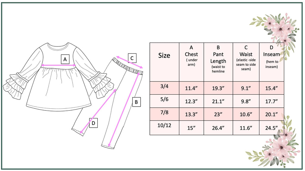 Smile Check Leggings Set